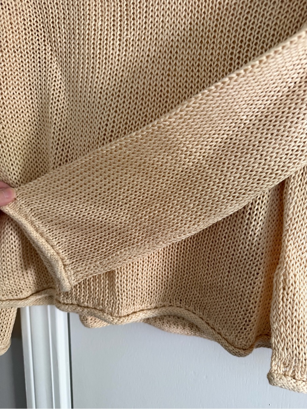 Banana Republic Yellow Cream V Neck Sweater - Picture 5 of 7